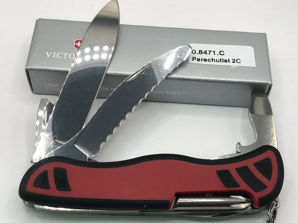 Doublure de sécurité rouge RARE Victorinox Paratrooper 111mm, Caravanes & Camping, Enlèvement ou Envoi, Neuf