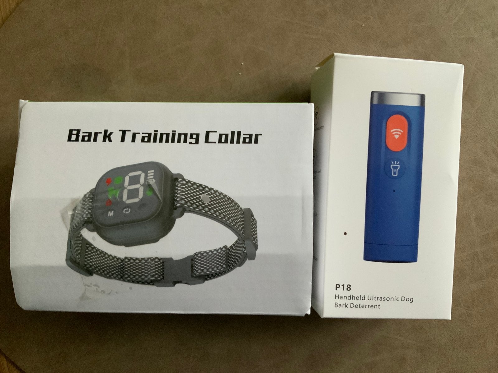 Trainingshalsband en ultrasone transmitter, Ophalen of Verzenden, Zo goed als nieuw, Halsband