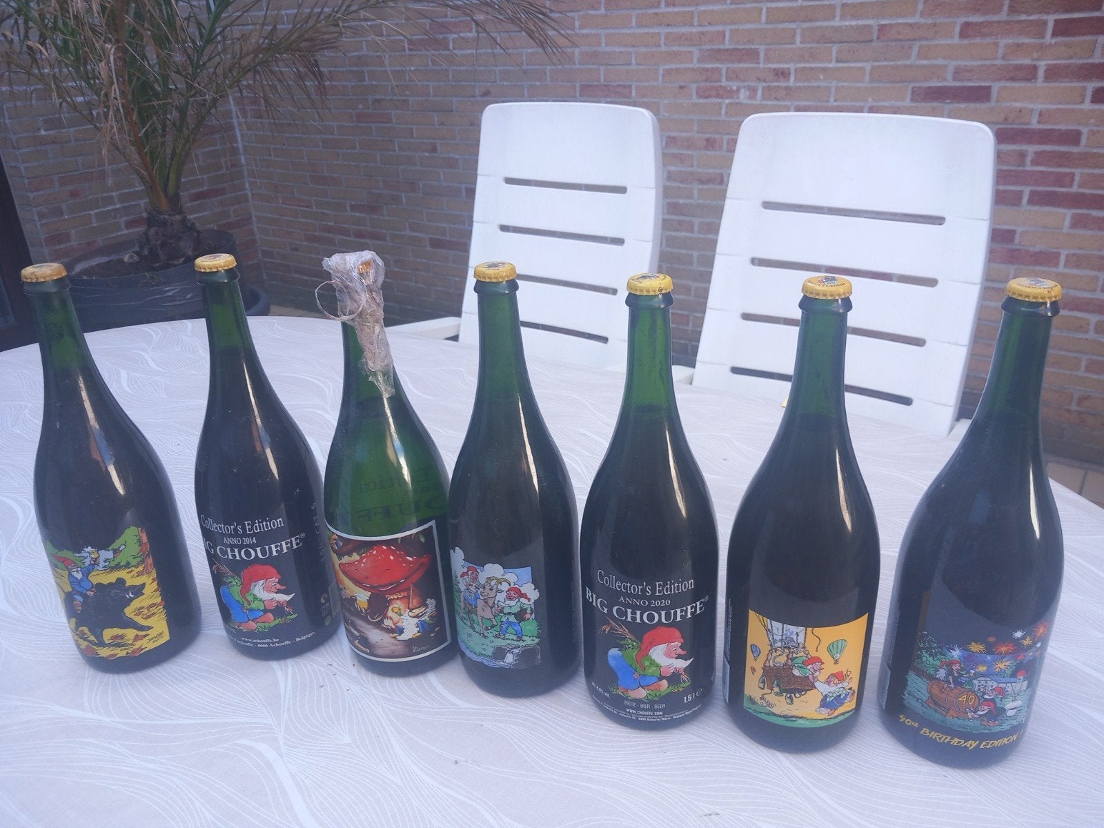 Flessen la chouffe van 1.5 l, Verzamelen, Ophalen