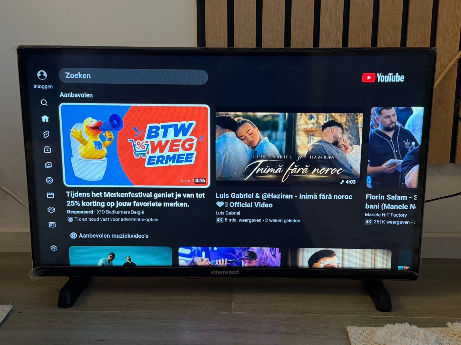 Smart TV van 32 inch met afstandsbediening bij, TV, Hi-fi & Vidéo, Enlèvement ou Envoi, Comme neuf