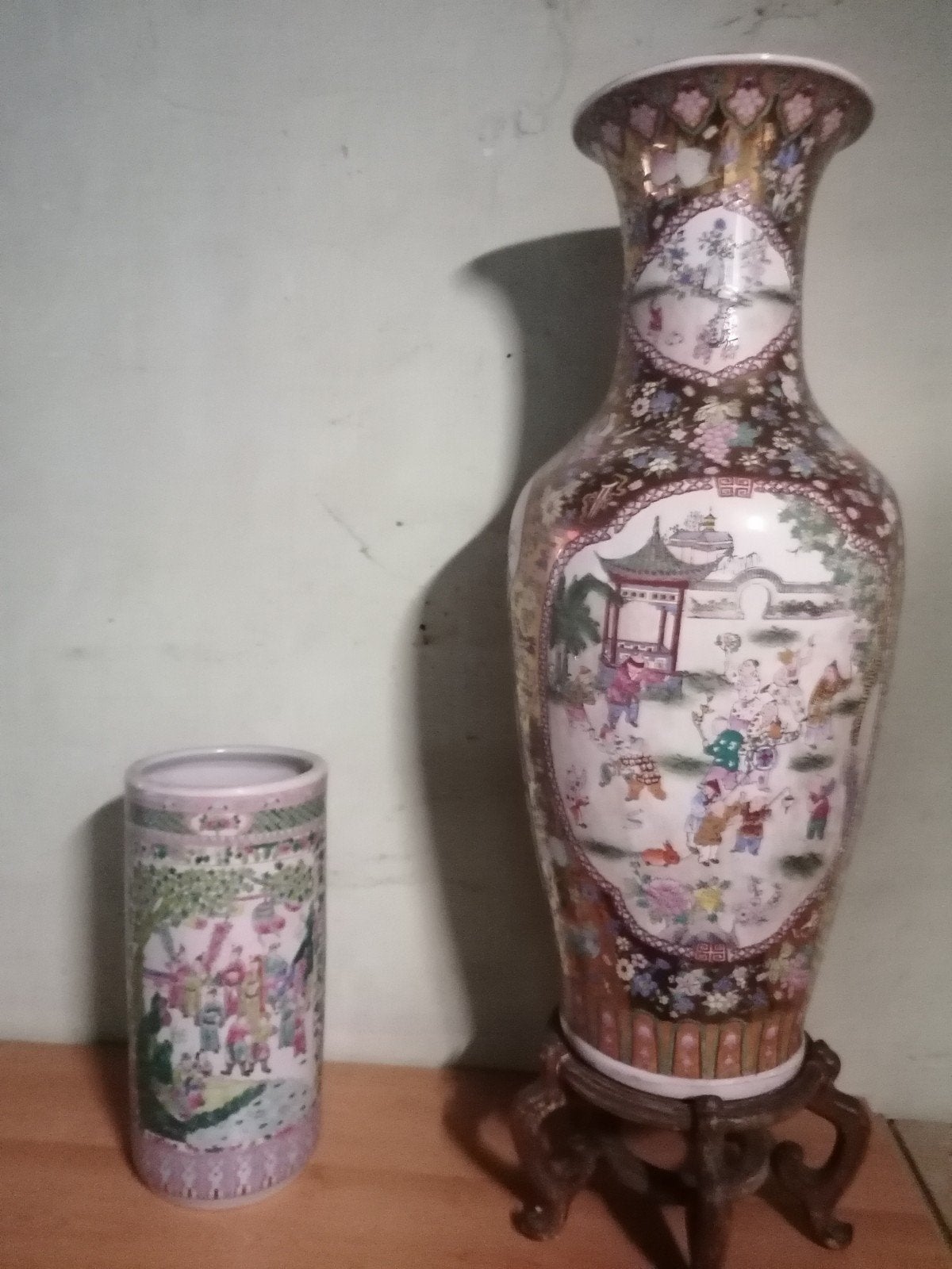 Chineese vaas, Ophalen