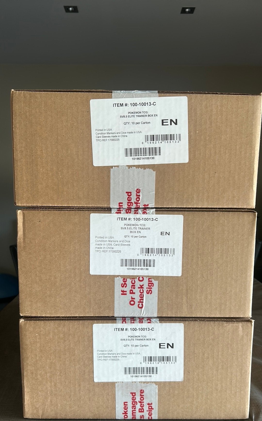 Pokémon Prismatic evolution etb cases sealed, Enlèvement