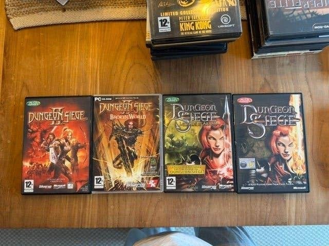 PC Games 1990/2000 Dungeon Siege / ook andere, Games en Spelcomputers, Ophalen of Verzenden, Zo goed als nieuw, Role Playing Game (Rpg)