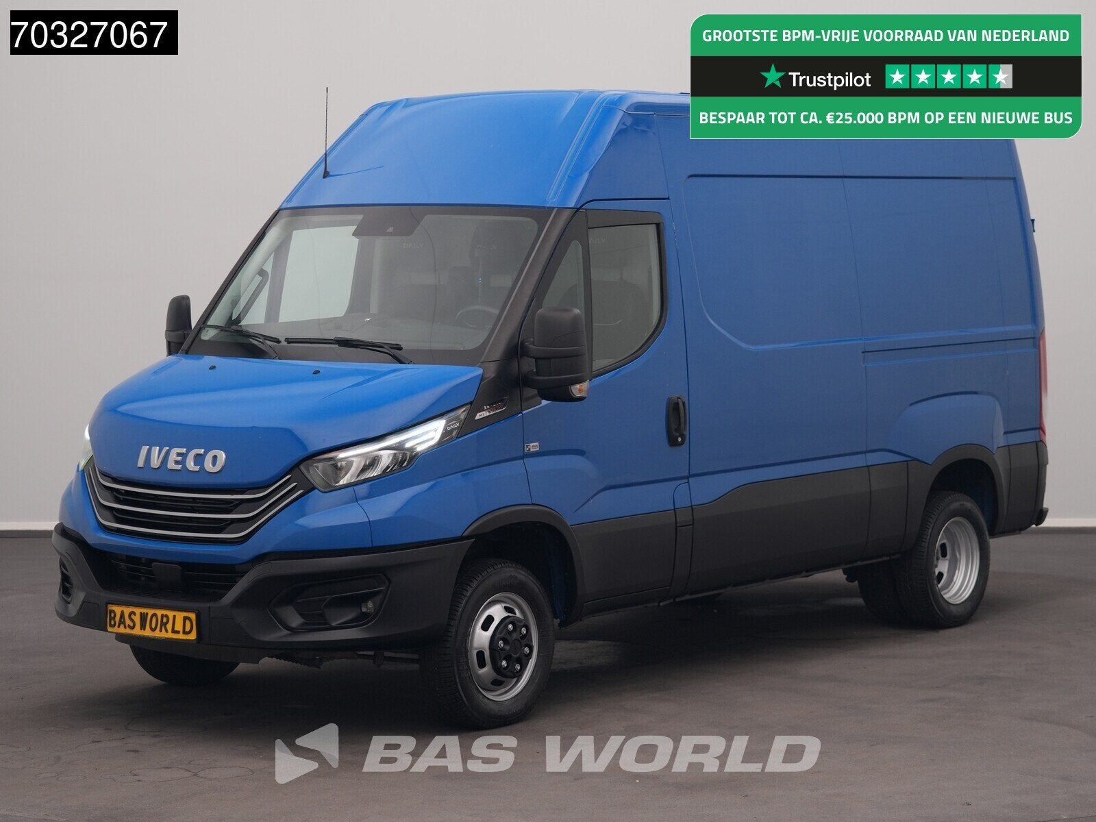 Iveco Daily 35C21 3.0L Automaat Dubbellucht 3,5t Trekhaak 21, Stof, Gebruikt, Euro 6, 4 cilinders