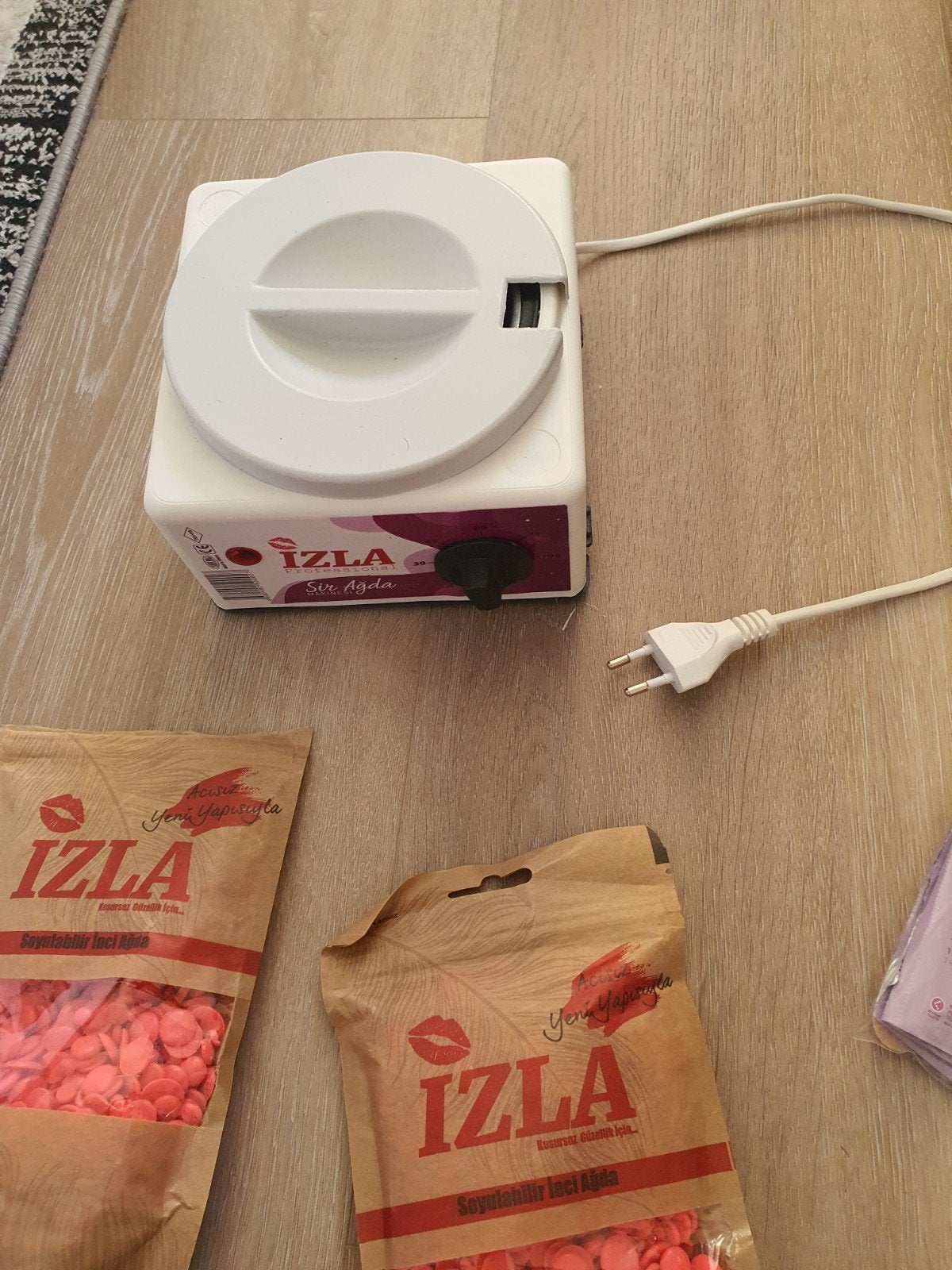 Harsapparaat + wax set, Enlèvement ou Envoi, Comme neuf, Autres types