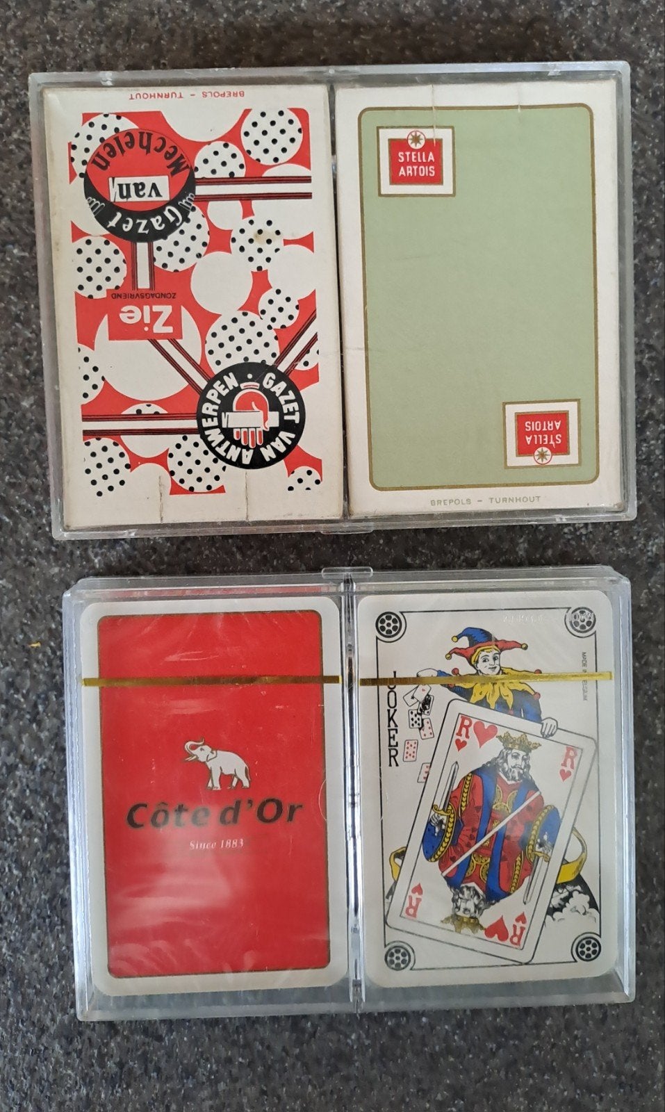Speelkaarten, Ophalen, Speelkaart(en)