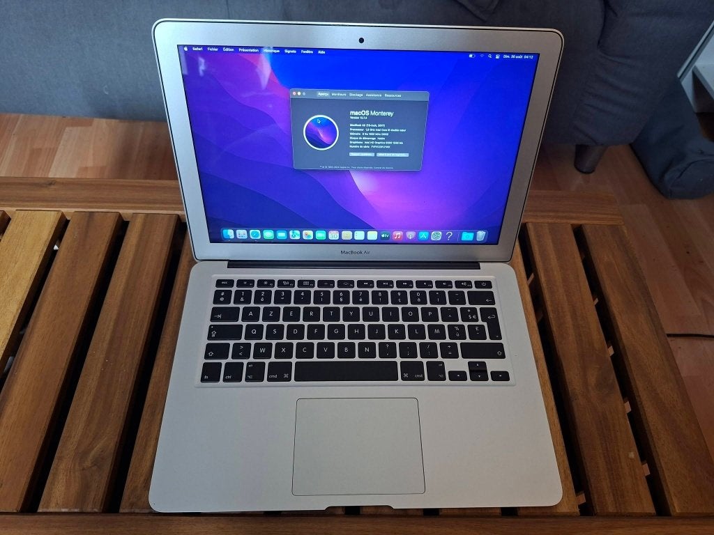 MacBook Air 13" 2017 – Intel i5 – 8 Go RAM – Garantie 1 an, Enlèvement ou Envoi, 13 pouces, MacBook, Utilisé