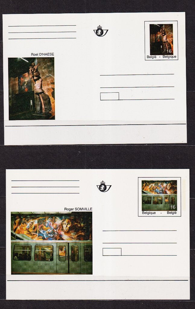 België 1994 Geïllustreerde briefkaarten BK46-BK47 **, Verzenden, Postfris, Postfris