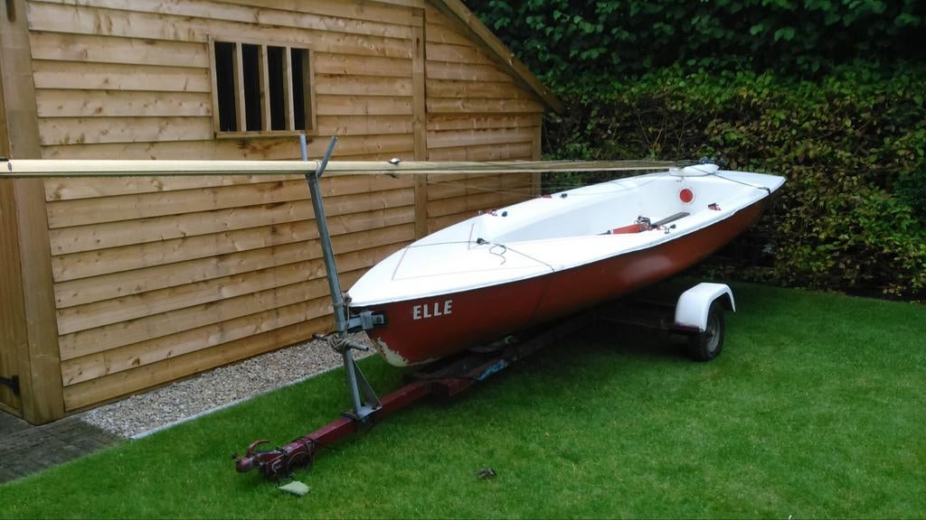 Zeilboot Lanaverre 420, Watersport en Boten, Ophalen, Zeilboot