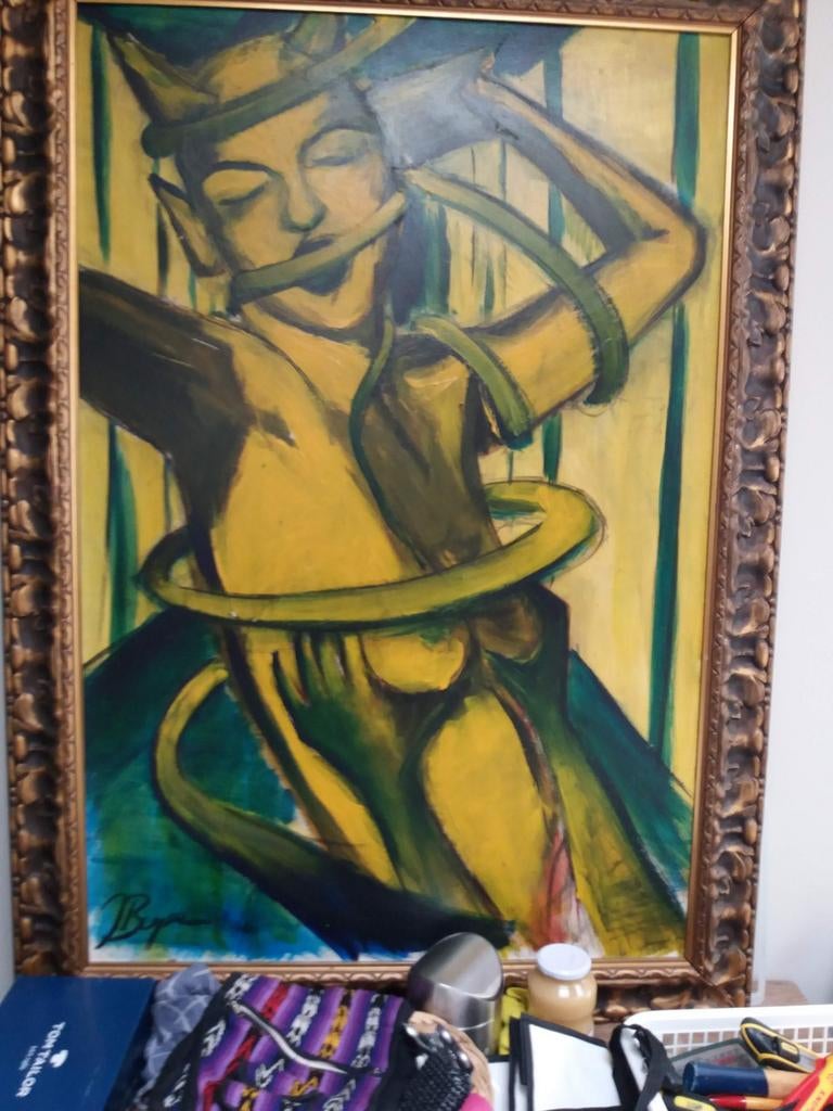 Peintures décoratives de Jeroen Buysse - peintre brugeois, Enlèvement