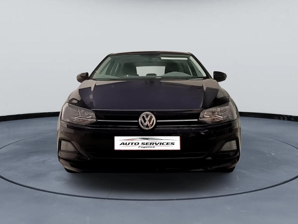 Volkswagen Polo 1.0i Comfortline Garantie 12 mois (bj 2019), Auto's, Stof, Gebruikt, Zwart, Bedrijf