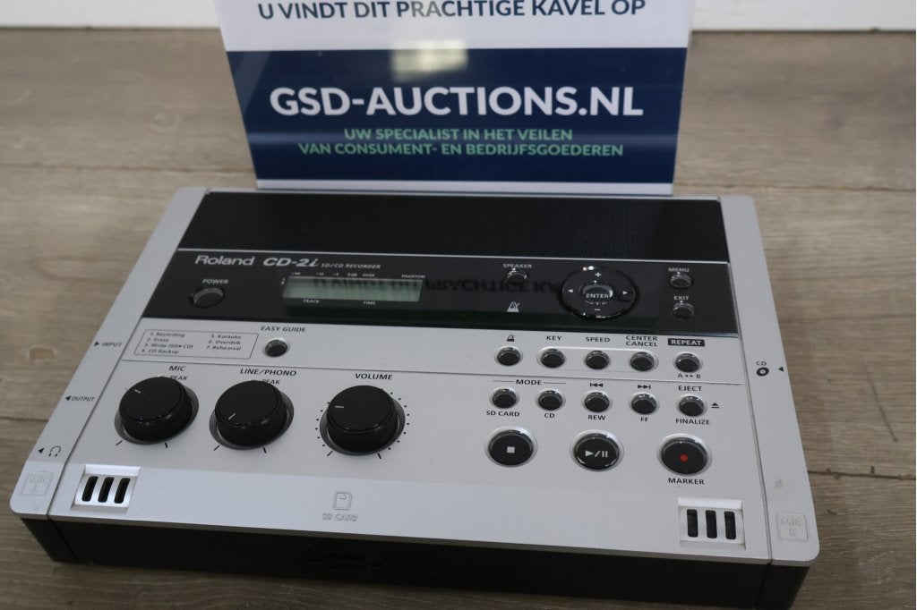 Roland CD-2i - SD/CD Recorder, Audio, Tv en Foto, Bandrecorder