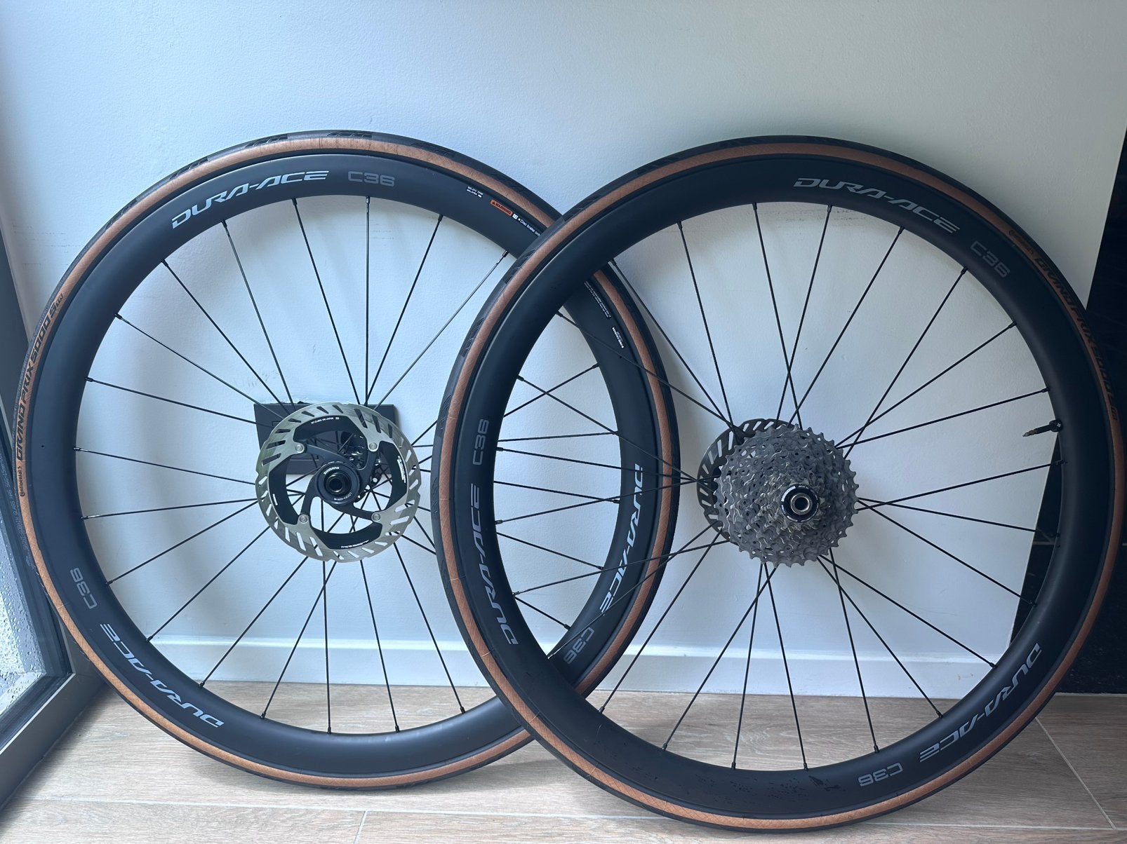 Dura Ace C36 wielset (volledig), Fietsen en Brommers, Fietsonderdelen, Ophalen, Zo goed als nieuw, Carbon