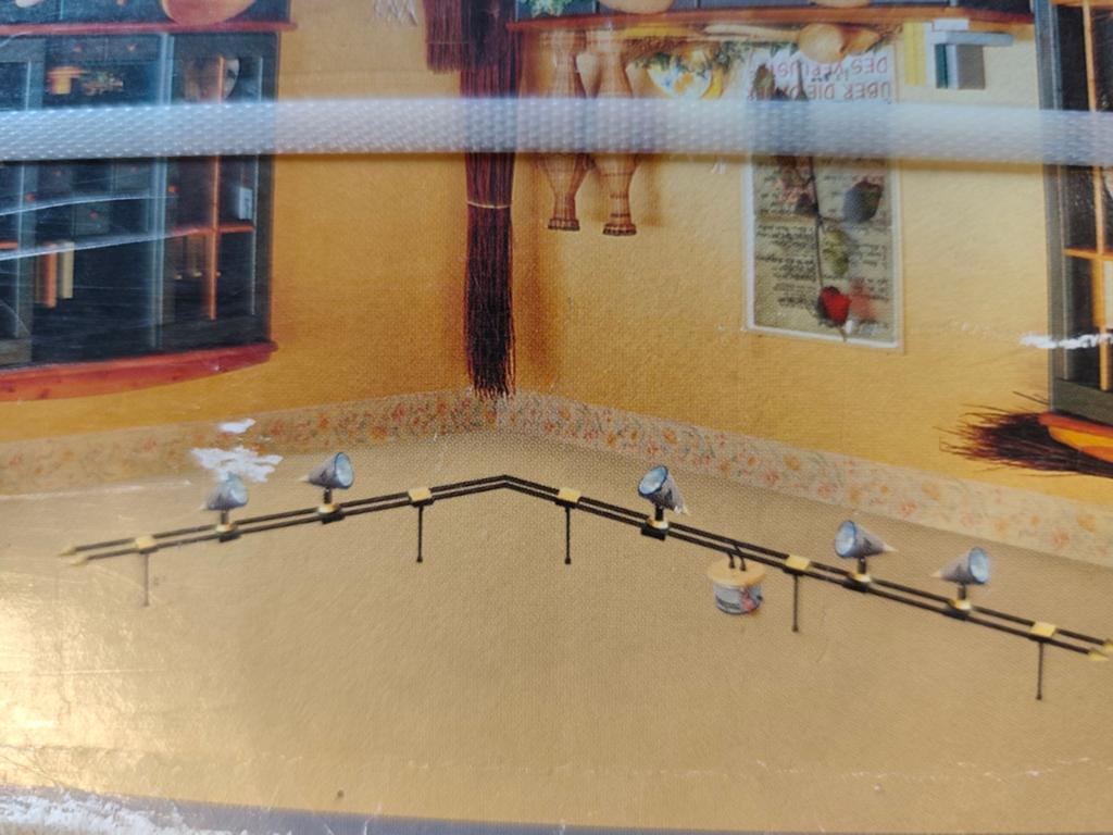 Rail de spots halogène.5 spots de 20w.  2m/80cm, Enlèvement
