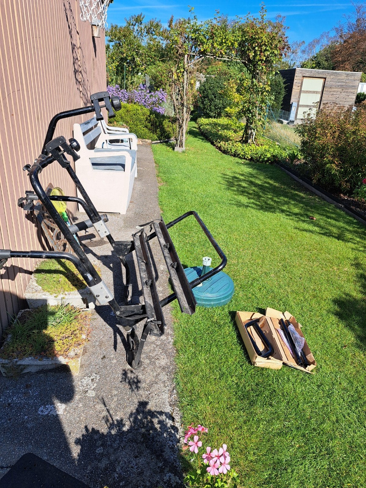 fietsendrager thule, Auto diversen, Gebruikt, 2 fietsen, Elektrische fiets, Achterklepdrager