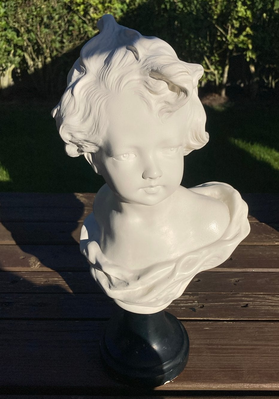Prachtige Vintage Gipsen Buste Kind (B.S. 622), Ophalen, Gips, Beeld, Klassiek