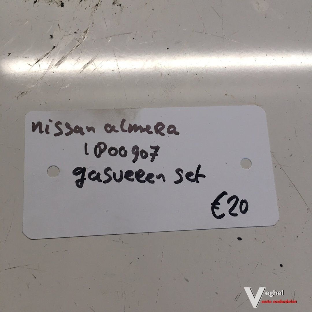 Nissan Almera Gasverenset achterklep, Gebruikt, -, -, Ophalen of Verzenden