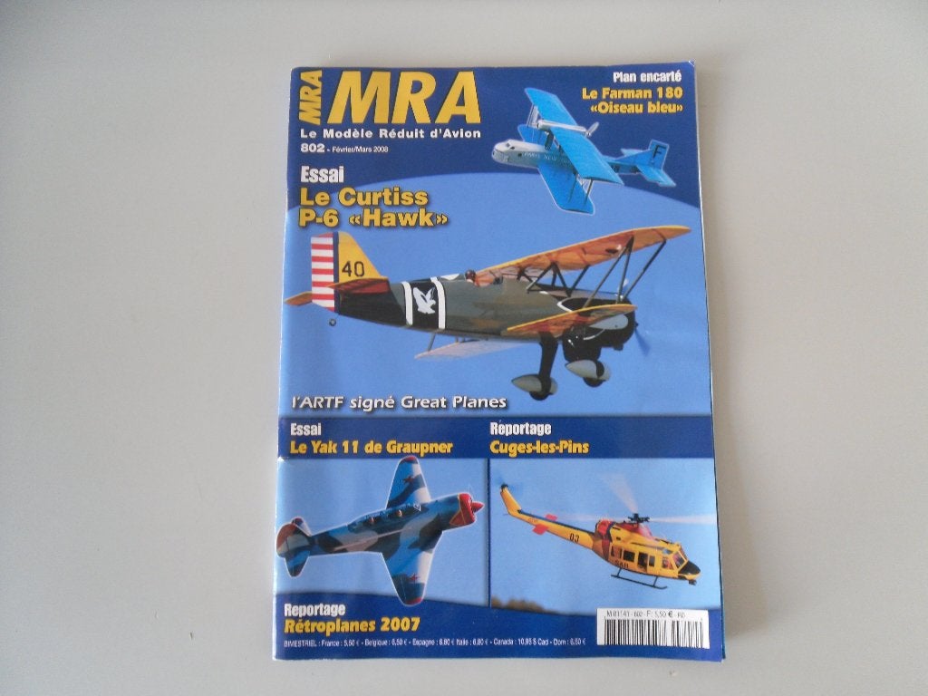 MRA - Le Modèle Réduit d'Avion numéro 802, Ophalen of Verzenden, Gelezen, Overige onderwerpen