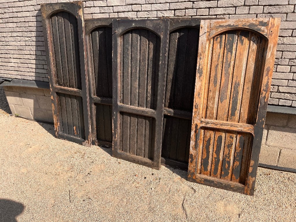 Decoratieve slagvensters, Huis en Inrichting, Gebruikt, Wandhanger, Hout, Landelijk