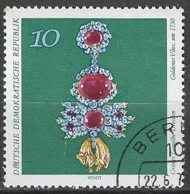 Allemagne DDR 1971 - Yvert 1371 - Art de Dresde (ST), Envoi, RDA, Affranchi