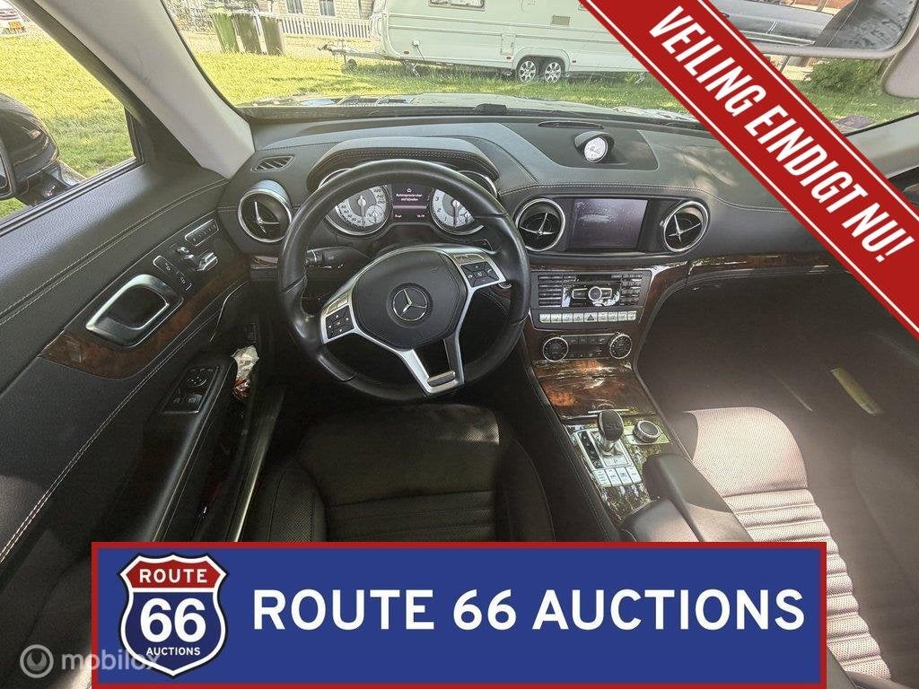 Mercedes-Benz SL 500 | 2013 | Route 66 Auctions, Auto's, Mercedes-Benz, Gebruikt, Zwart, Bedrijf, Handgeschakeld