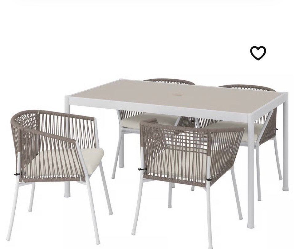 Tuinset ikea Segeron, Ophalen, Gebruikt, 4 zitplaatsen, Tuinset