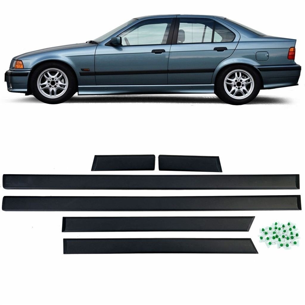 Deurlijsten Set Voor BMW E36 Sedan Touring Sport Look 6-deli, Verzenden