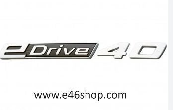 BMW EMBLEEM EDRIVE 40 i4 oe 51145A42CF0 nieuw, -, -, Nieuw, Ophalen of Verzenden