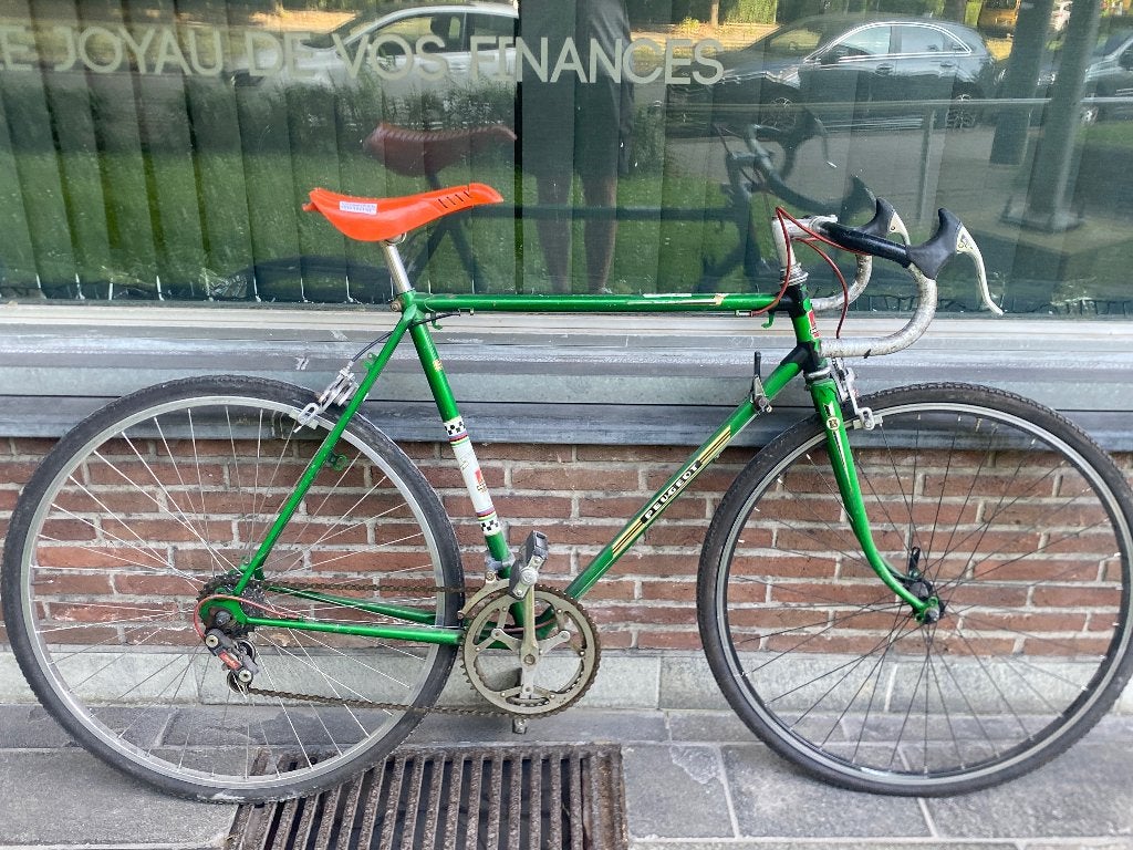 Peugeot fiets, Ophalen, Jaren '60 of nieuwer, Velgrem, 51 tot 55 cm