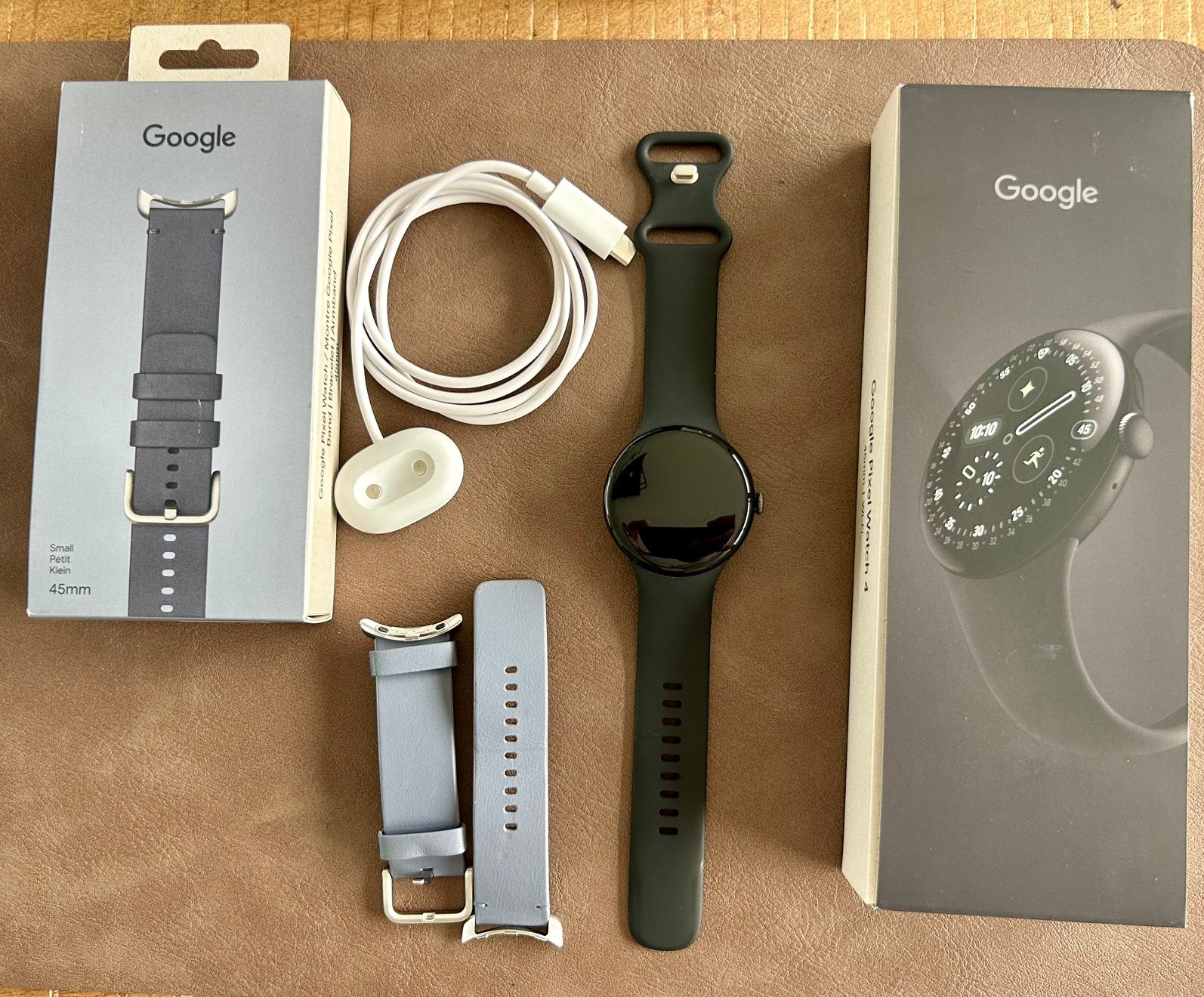 Google Pixel Watch 4 45mm zo goed als nieuw, Enlèvement, Avancer d'un pas, Comme neuf