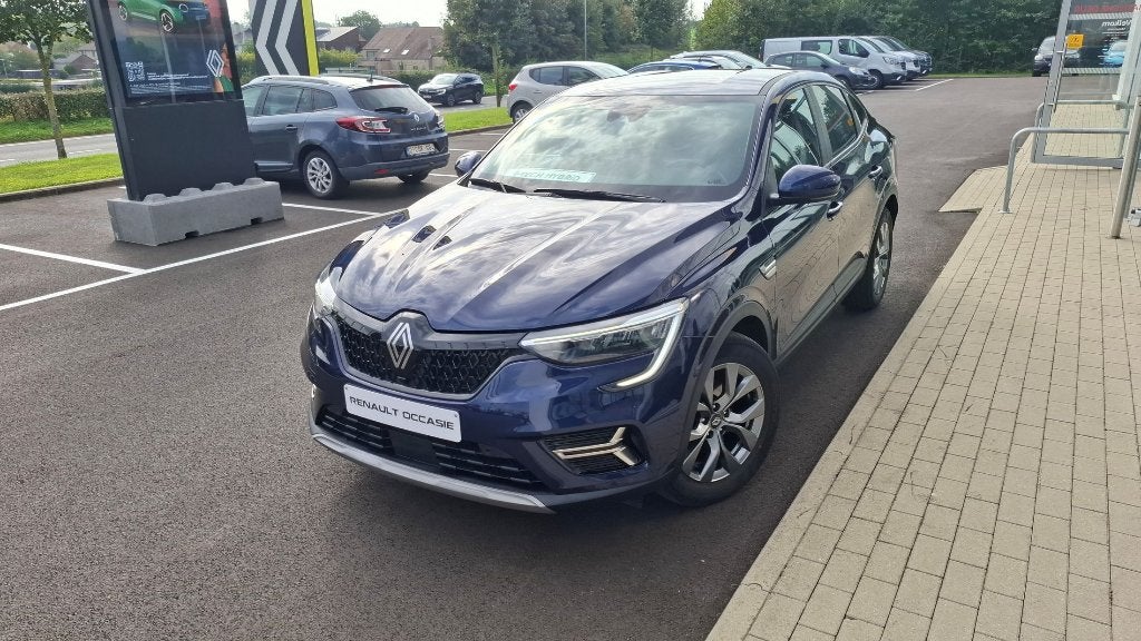 Renault Arkana E-Tech Full Hybrid, airco, GPS, dodehoekw., Auto's, Stof, Euro 6, 4 cilinders, Blauw
