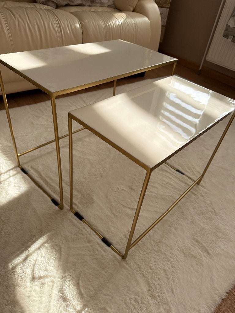Table d’appoint marque Miliboo, Neuf, 55 à 75 cm, 45 à 60 cm, Enlèvement