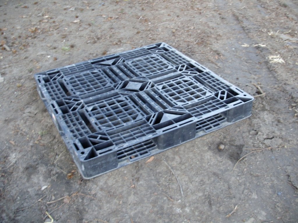 gebruikte plastieken palletten 2de keuze, Enlèvement, Utilisé, Synthétique