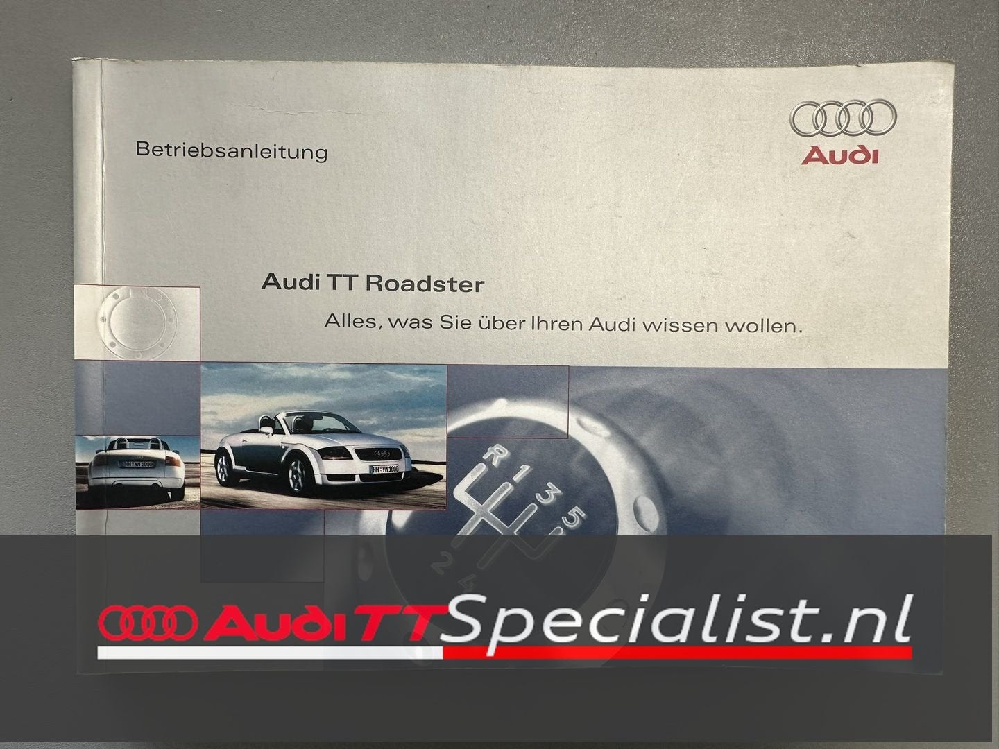 Instructieboekje orgineel DE Audi TT MK1 8N Roadster, Enlèvement ou Envoi, Utilisé