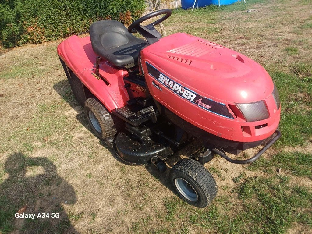 Tracteur tondeuse snapper 15,5/102, Jardin & Terrasse, Tondeuses autoportées, Enlèvement, Utilisé, Démarrage électrique, 90 à 120 cm