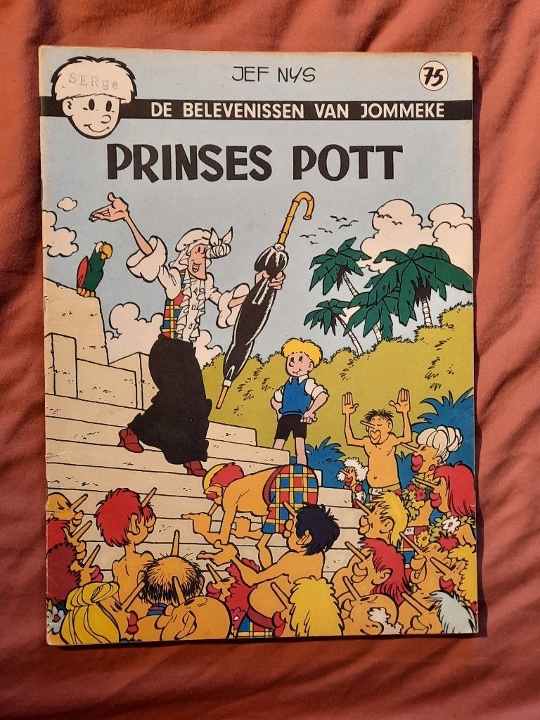 Jommeke 75: prinses Pott, Eén stripboek, Ophalen of Verzenden, Gelezen