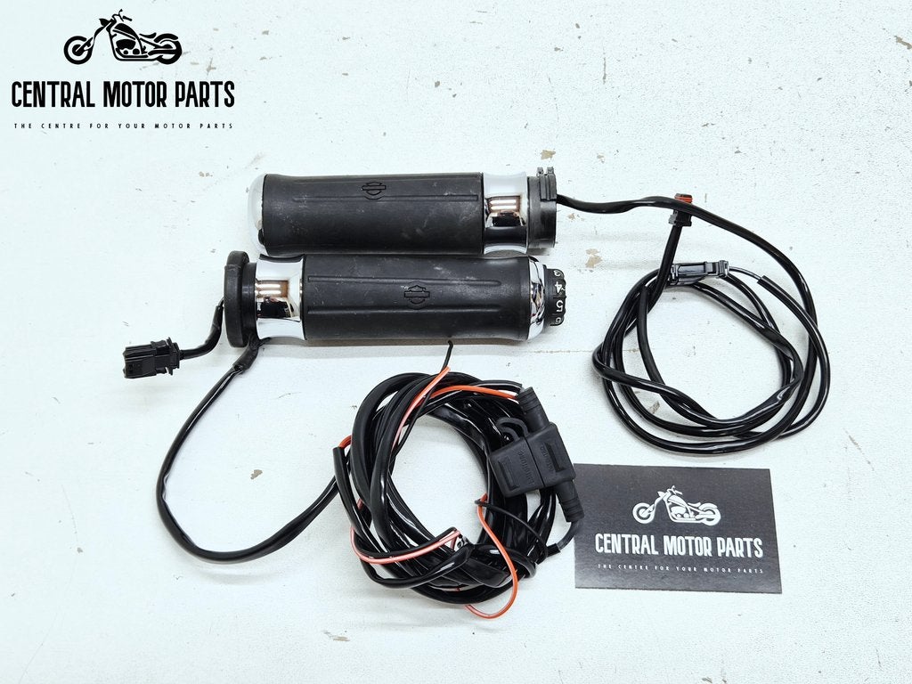 Verwarmde Grips Contoured chrome and rubber, Motoren, Onderdelen | Harley-Davidson, Gebruikt, Ophalen of Verzenden