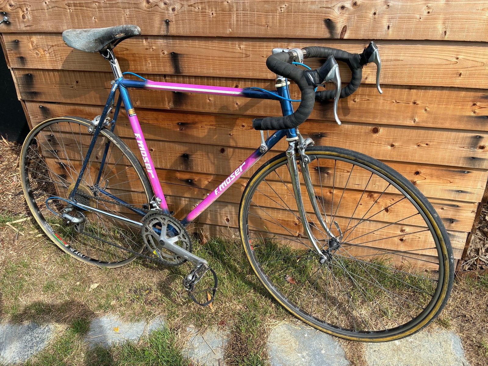 Vintage / Retro koersfiets F. Moser, Fietsen en Brommers, Ophalen, Velgrem