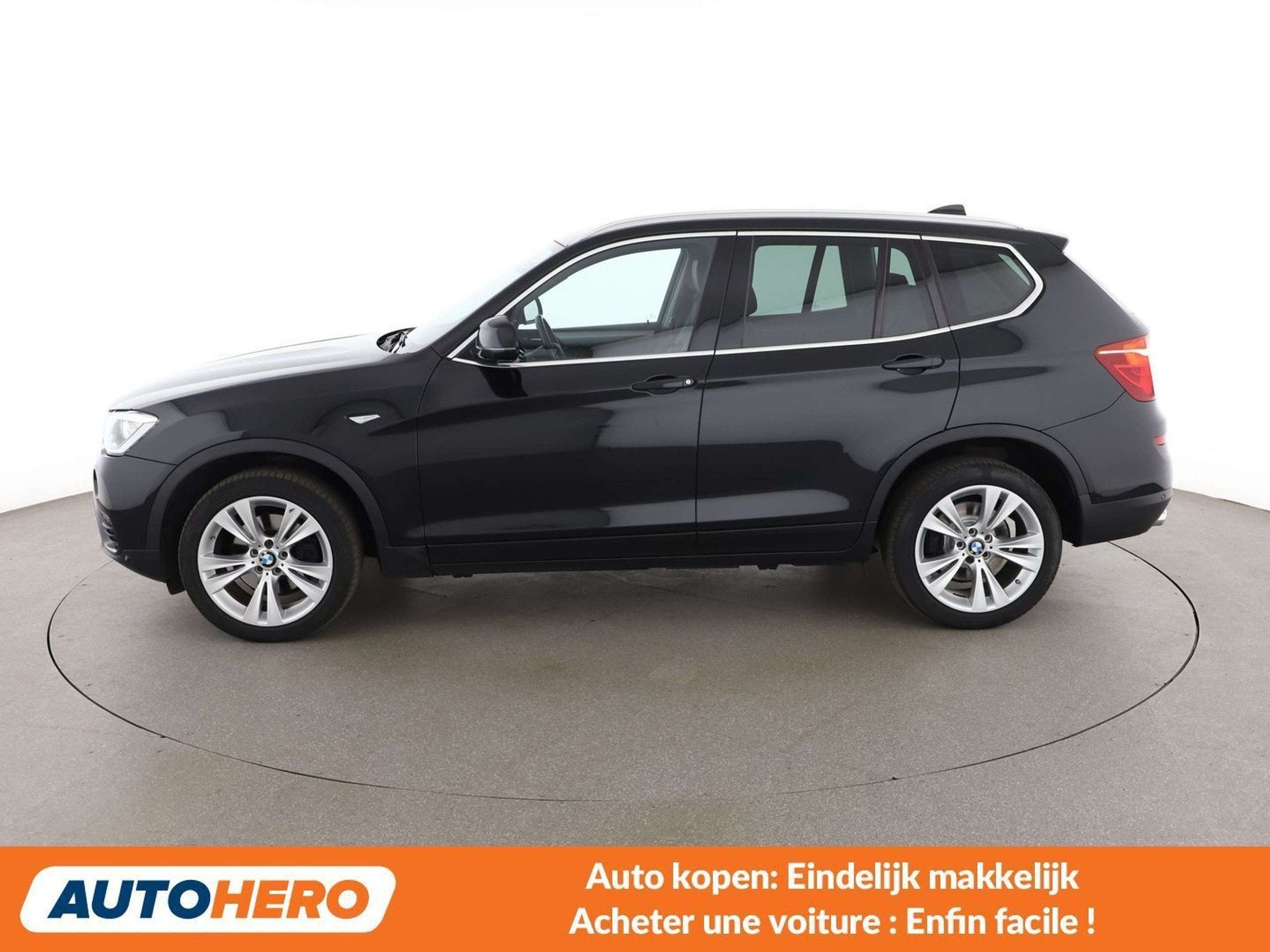BMW X3 xDrive 20d (année de construction 2015), Cuir, Achat, Rétroviseurs électriques, Noir