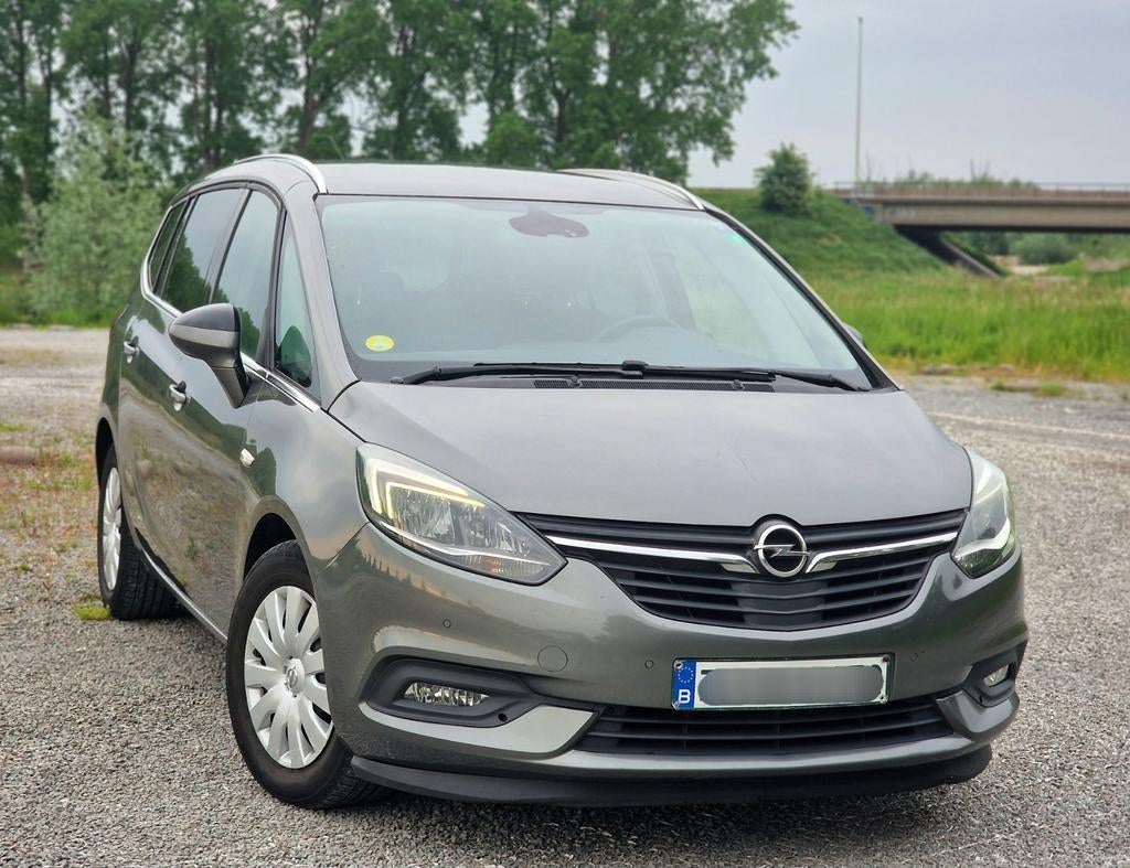 Opel Zafira 1.6 CDTi EU6b Facelift, modèle 203 000 km, excel, Autos, Argent ou Gris, Euro 6, Entreprise, Boîte manuelle