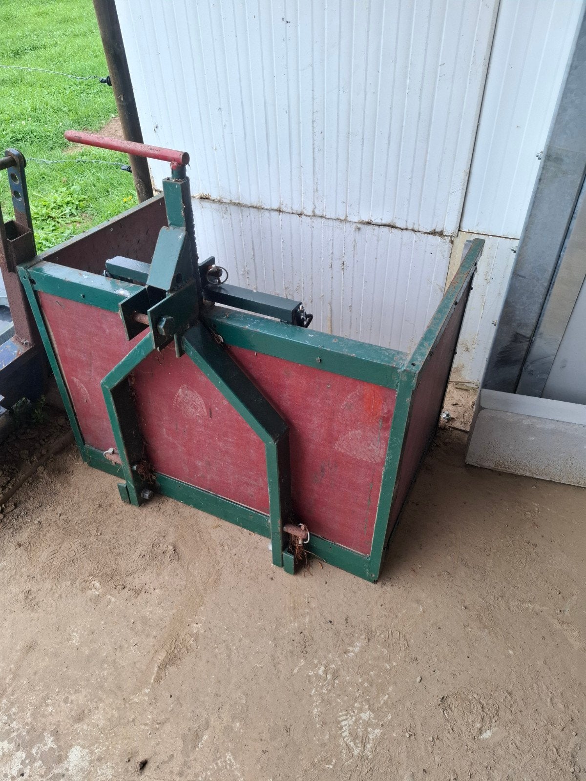 bakje voor achter tractor