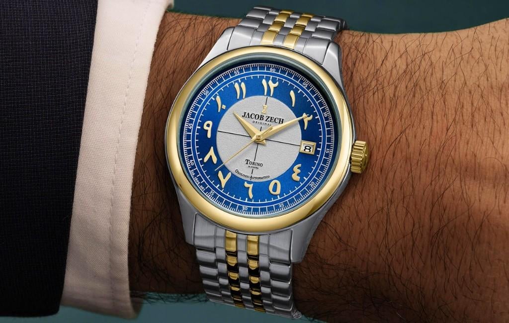 Jacob Zech Torino Limited Edition Nummer 1! SEIKO Nieuw!, Enlèvement ou Envoi, Étanche, Neuf, Bleu