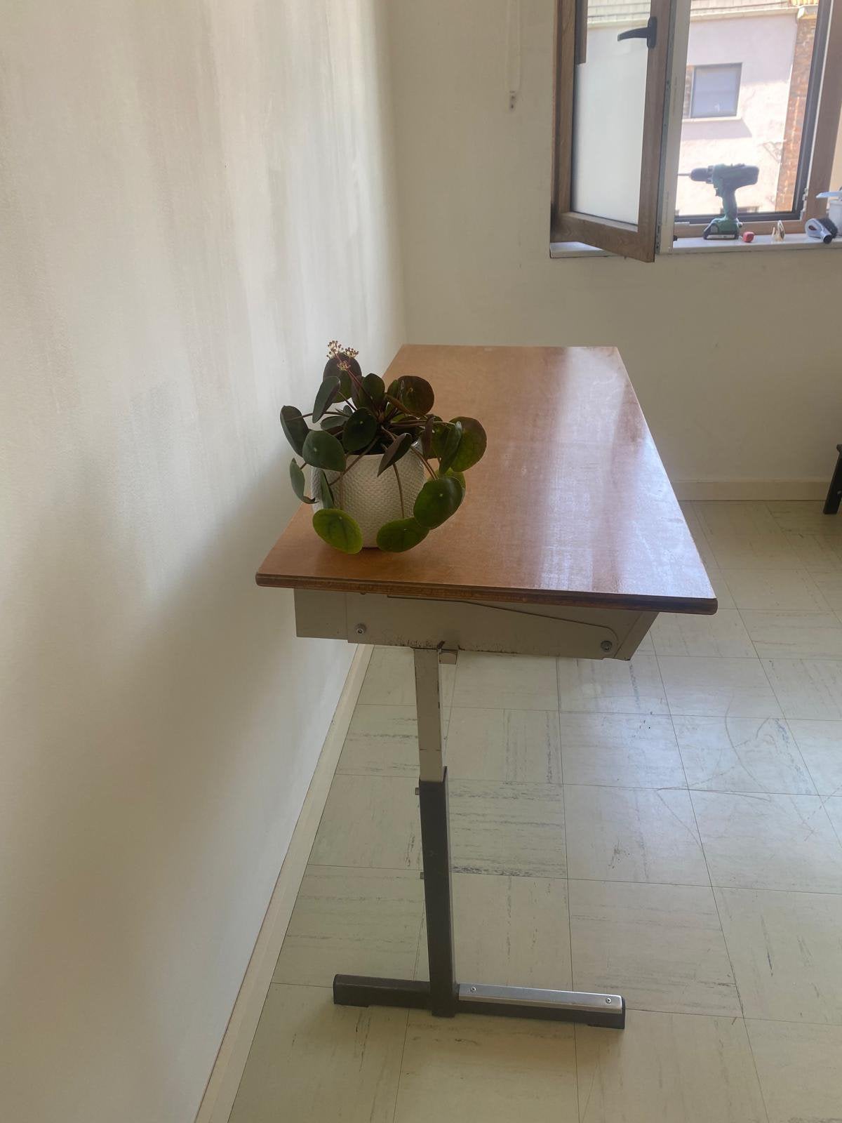 Vintage school bureau, Maison & Meubles, Bureaux, Bureau d'écolier, 120 cm, 50 cm, Vintage