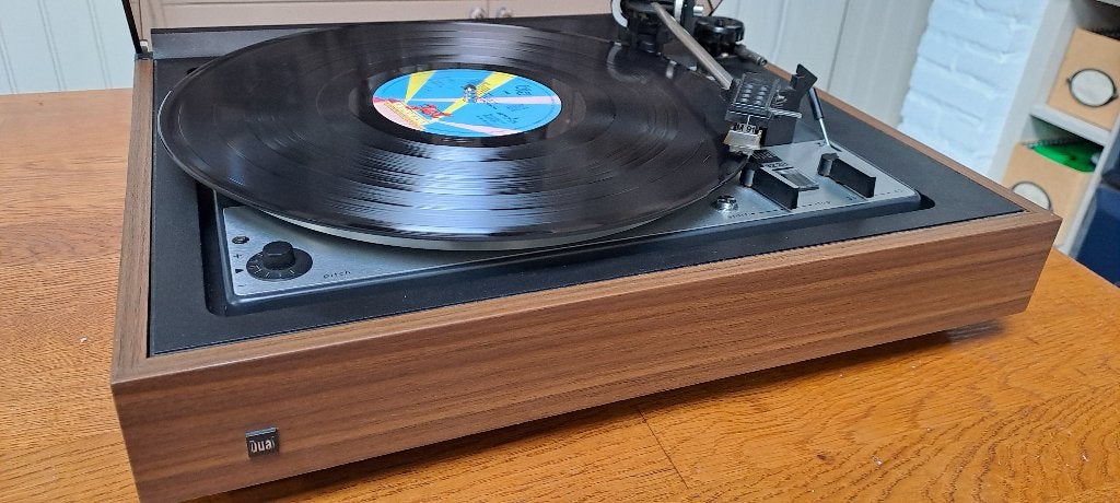 Dual 1228 platenspeler gereviseerd en in prachtige staat, Audio, Tv en Foto, Platenspelers, Pitch-regelaar, Ophalen of Verzenden
