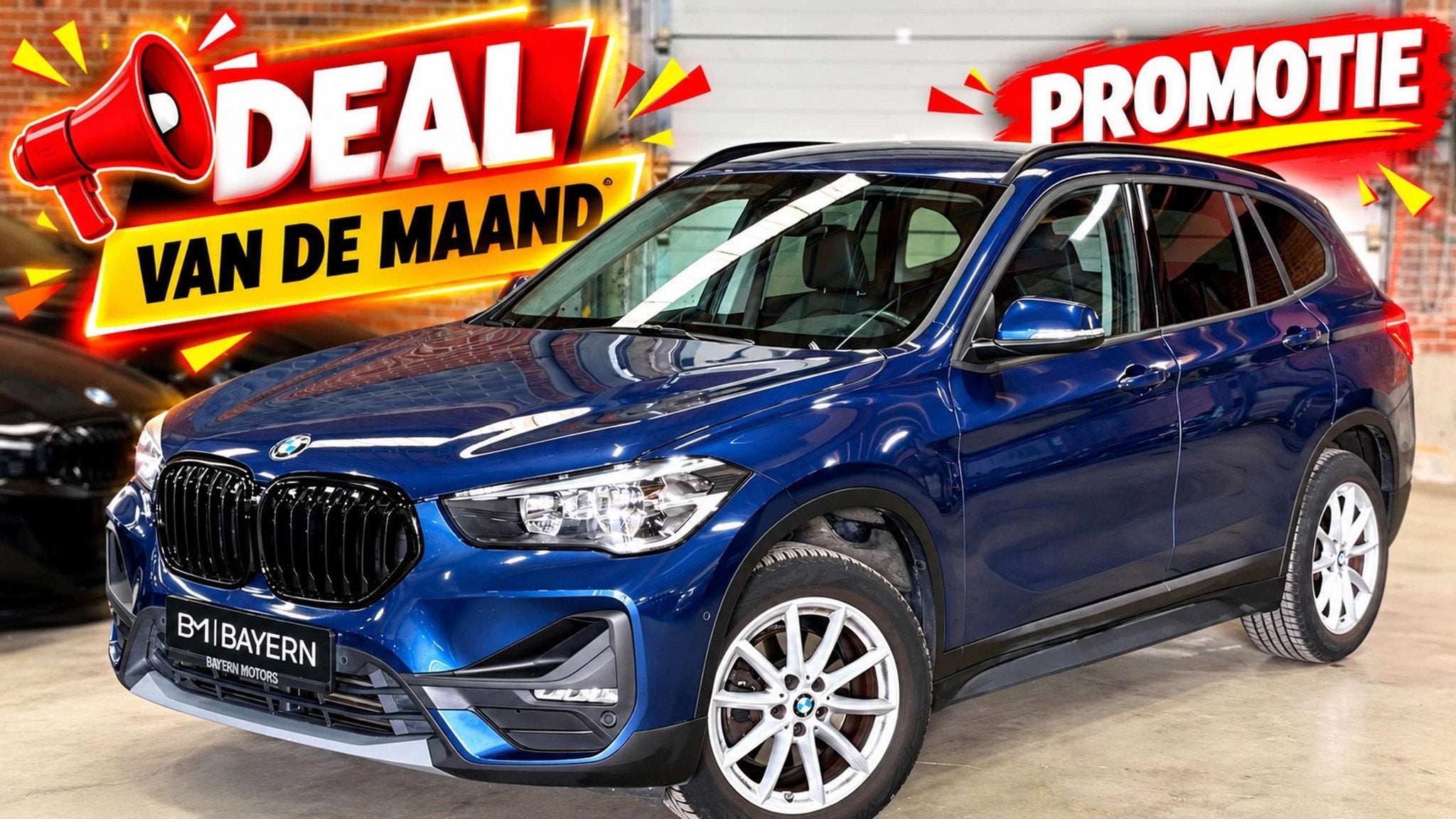 BMW X1 1.5iA sDrive18 | 112.000km | 2022 | Benzine | Auto, Auto's, 135 pk, Geheel digitaal combi-instrument, Blauw, Leder