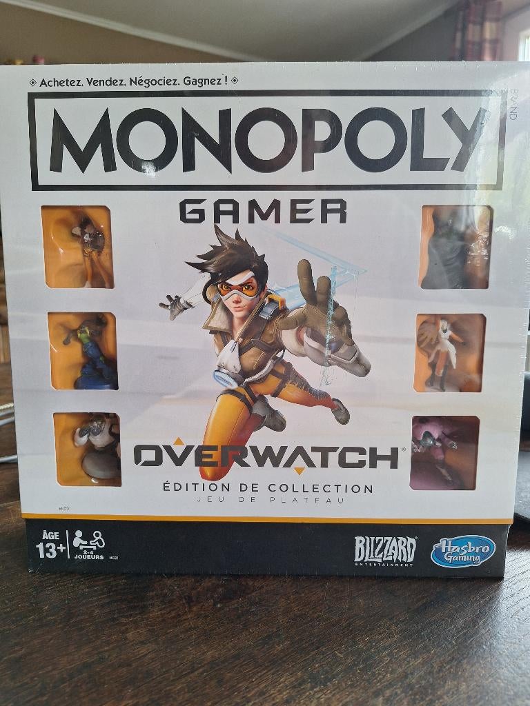 MONOPOLY GAMER OVERWATCH, Cinq joueurs ou plus, Enlèvement ou Envoi, Neuf, Hasbro