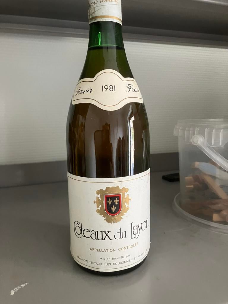 coteaux du layon 1981 les couronnieres, Ophalen, Zo goed als nieuw
