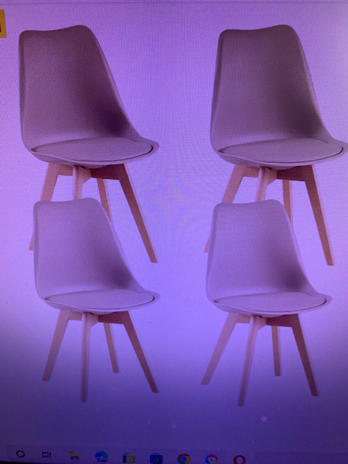 Nouvelles Scandinaves chaises de salle, lot de 4, beige, Maison & Meubles, Neuf, Enlèvement ou Envoi, Autres couleurs, Scandinavisch