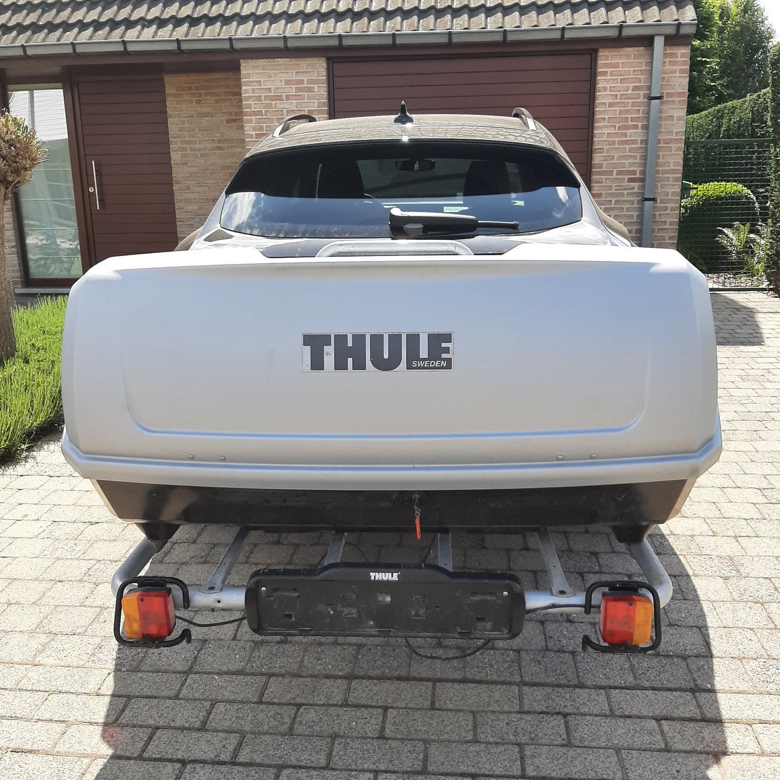 Bagagekoffer+rek te huur van thule(GEEN EXTRA VERBRUIK), Ophalen