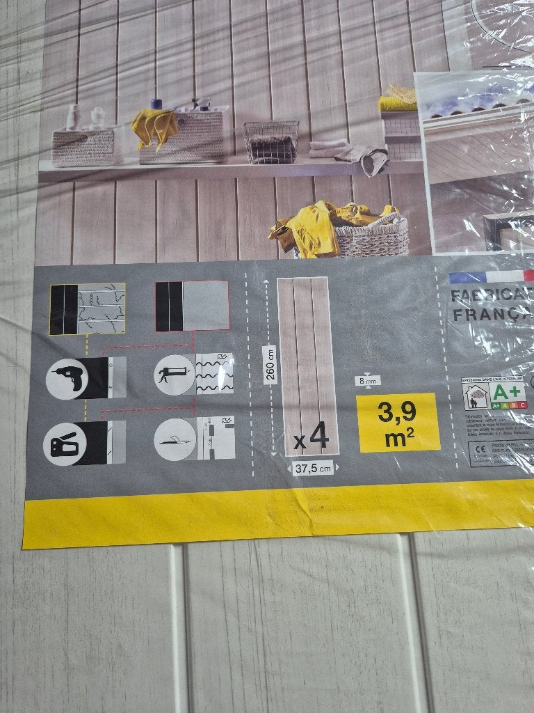Muurplaten   ( panelen ) GROSFILLEX, Doe-het-zelf en Bouw, Ophalen, Nieuw, Overige materialen, Minder dan 20 mm